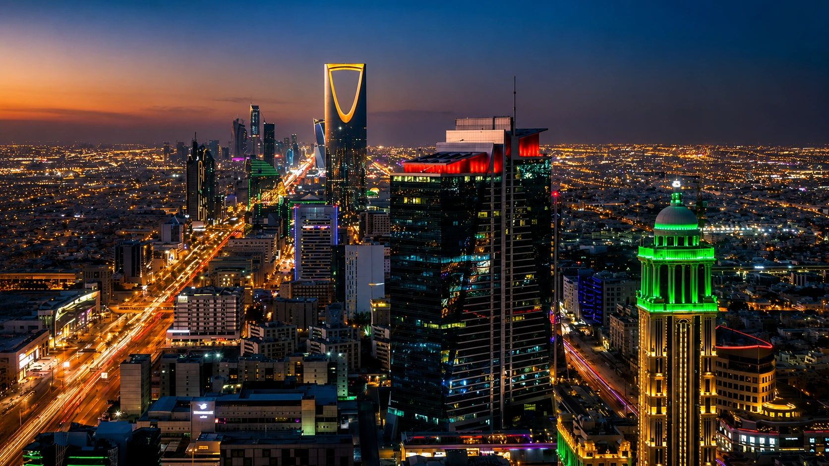 Saudi business district